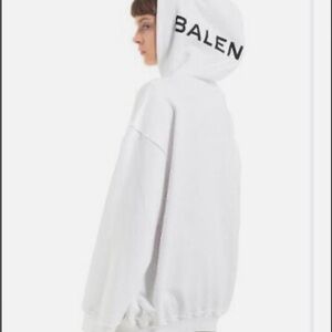 Balenciaga White Hoodie
